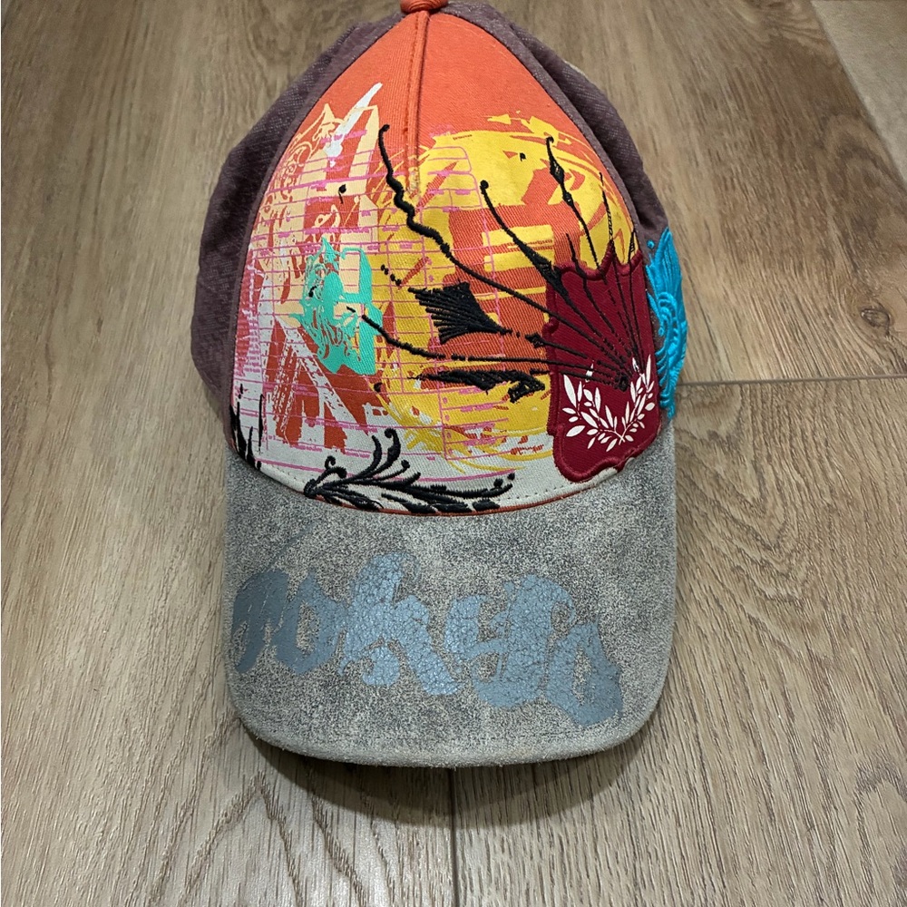 Rare 1333 Minna Goorin Bros Hat Asian Inspired Graphic Sample Limited Edition